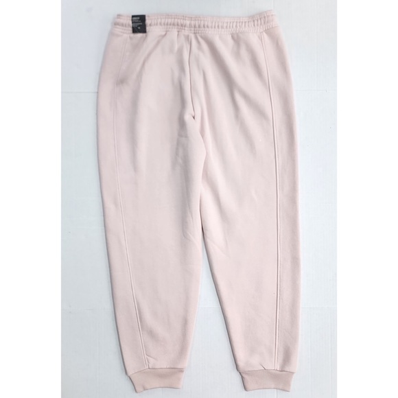 Adidas Light Pink Drawstring All Season Fleece Loose Fit Sweatpants - Picture 2 of 11